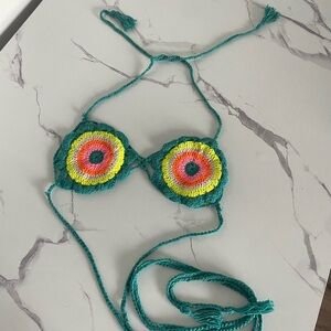 Colorful Crochet Bikini top/bra